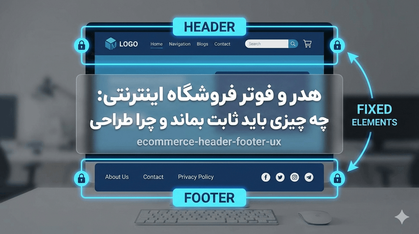 هدر و فوتر فروشگاه اینترنتی: چه چیزی باید ثابت بماند و چرا